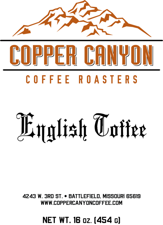 English Toffee Flavored Coffee