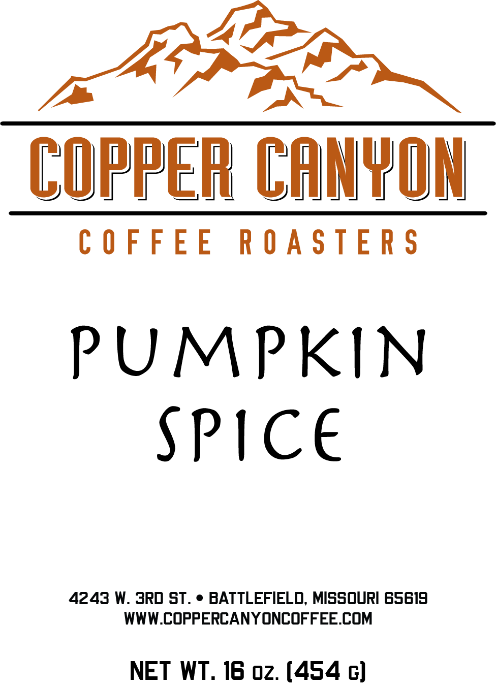 Pumpkin Spice Flavored Coffee