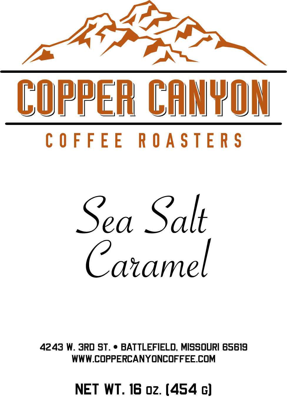 Sea Salt Caramel Flavored Coffee