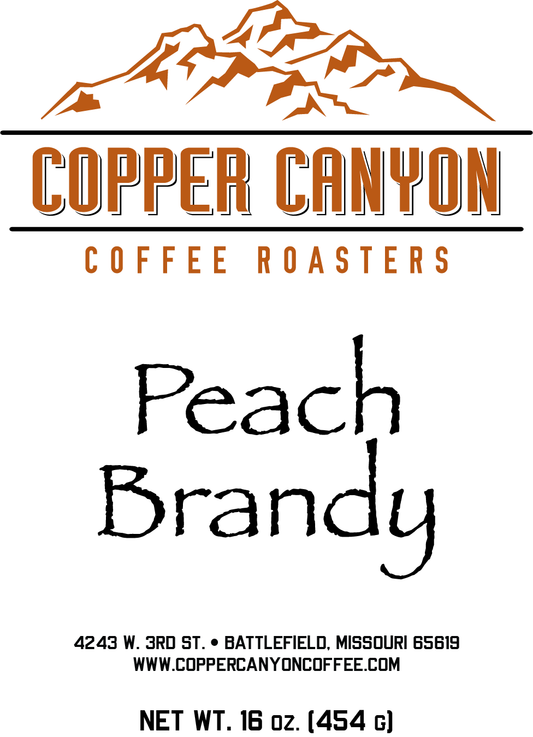 Peach Brandy Flavored Coffee
