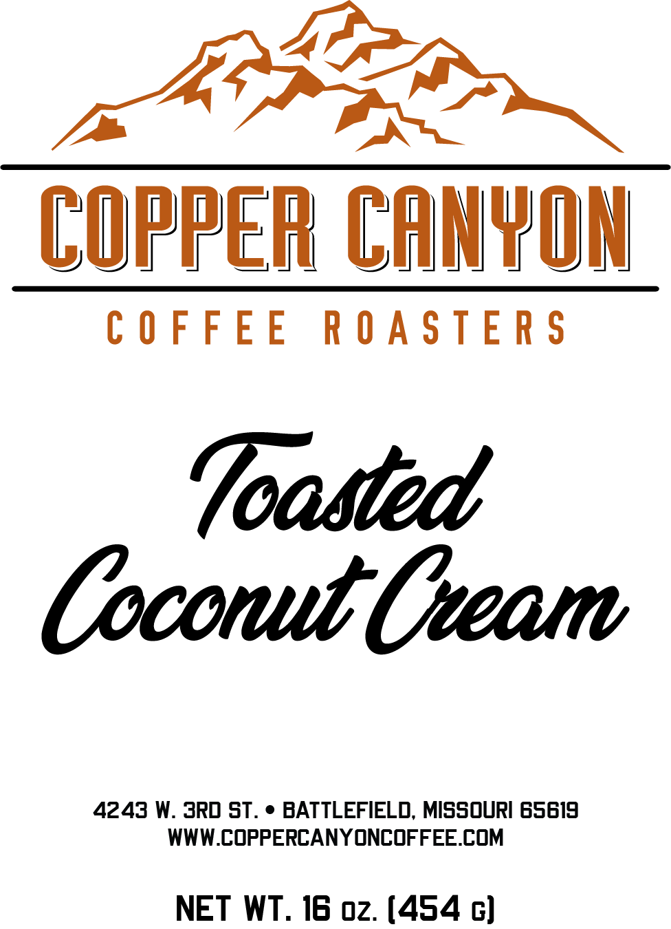 Toasted Coconut Cream Flavored Coffee