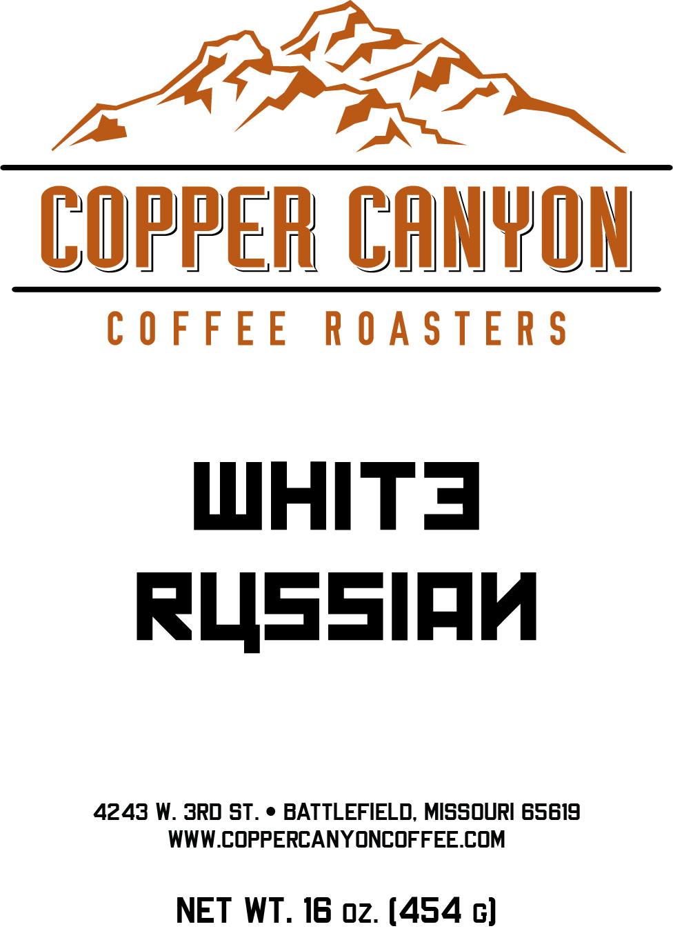 White Russian Flavored Coffee